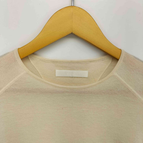 INTOCA ポケットデザイン クルーネック L/S ニット レディース