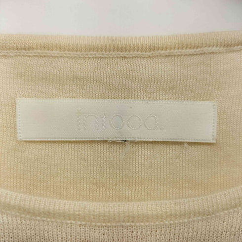 INTOCA ポケットデザイン クルーネック L/S ニット レディース