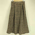 ラトータリテ La Totalite 千鳥格子 ウールスカート レディース