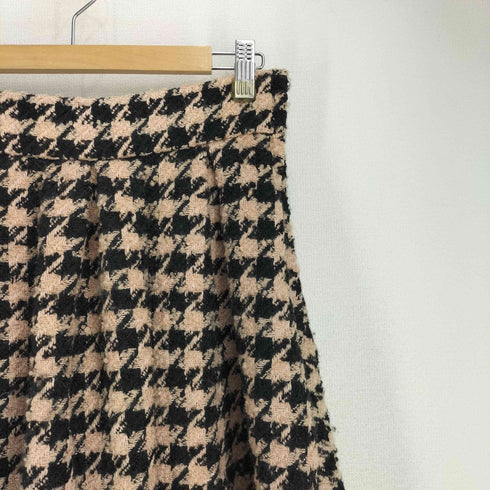 ラトータリテ La Totalite 千鳥格子 ウールスカート レディース