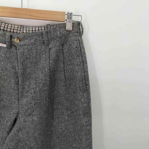 パパス papas Hireland By JOHN HANLY製ウール使用 ツイード 2タック スラックス メンズ JPN:M