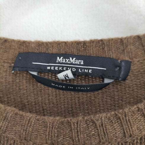 マックスマーラウィーケンドライン Max Mara WEEKEND LINE イタリア製 ウール混 長袖ニット レディース import:M
