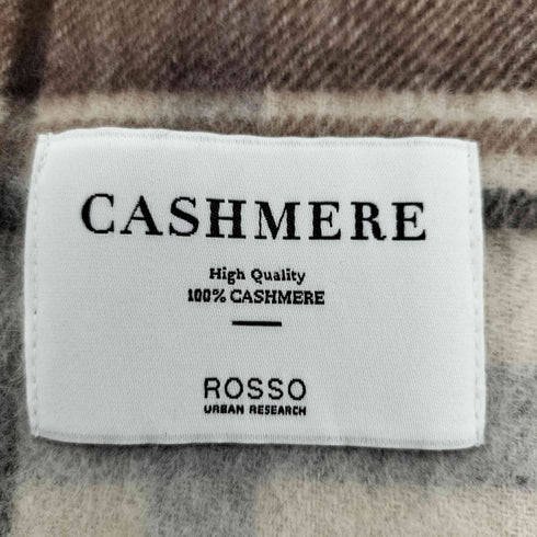 ロッソ ROSSO URBAN RESEARCH カシミヤ タータンチェック マフラー レディース