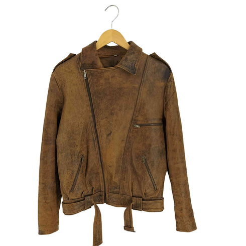 pepper レザー ダブルライダースジャケット メンズ 18