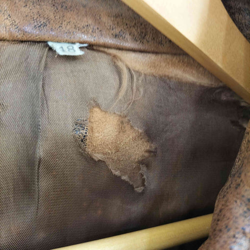 pepper レザー ダブルライダースジャケット メンズ 18