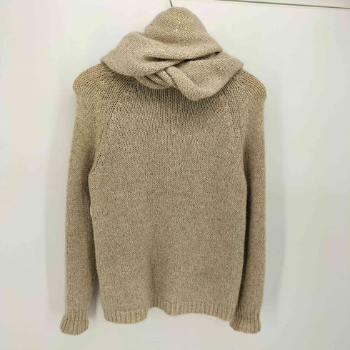 レコパン LES COPAINS イタリア製 モヘア混 クルーネック L/S ニット スヌードセット レディース 42