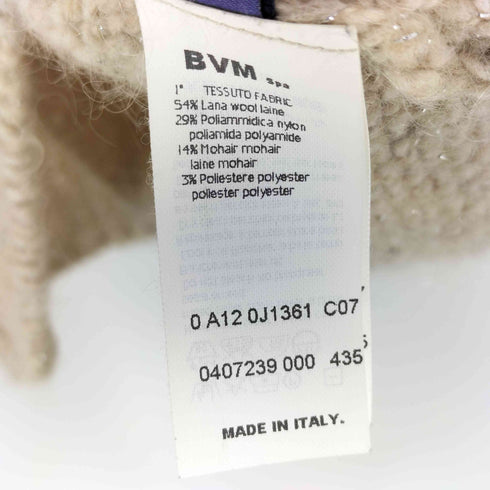 レコパン LES COPAINS イタリア製 モヘア混 クルーネック L/S ニット スヌードセット レディース 42