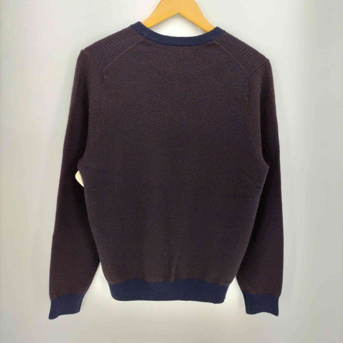 HAND ARTS カシミヤ 100 ハウンドチェック Vネック L/S ニット レディース 50
