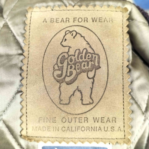 ゴールデンベアー Golden bear 80-90S USA製 スタジャン メンズ import:M