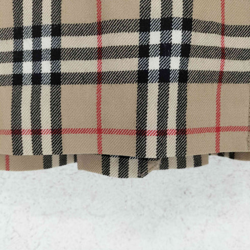 バーバリーブルーレーベル BURBERRY BLUE LABEL ノヴァチェック柄ラップミニスカート レディース 38