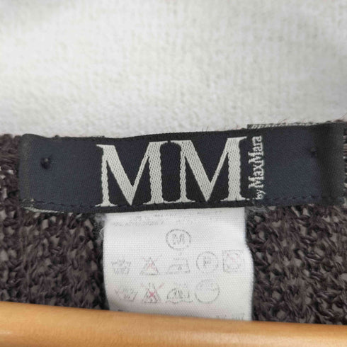 マックスマーラ MAX MARA MM スクープネック アクリル混 レーヨンニット レディース import:M