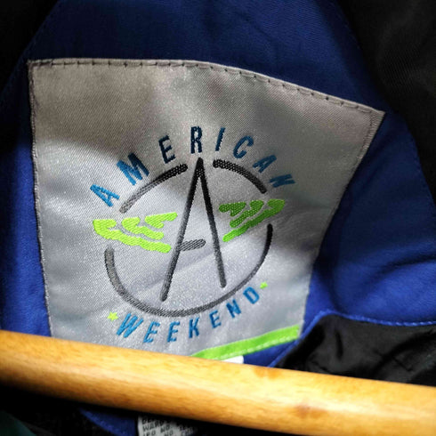 american weekend パッカブルフード スキージャケット メンズ import:L