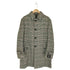 メイルアンドコー MALE & Co. 千鳥格子柄ステンカラーコート メンズ LL