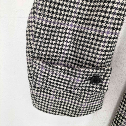 メイルアンドコー MALE & Co. 千鳥格子柄ステンカラーコート メンズ LL