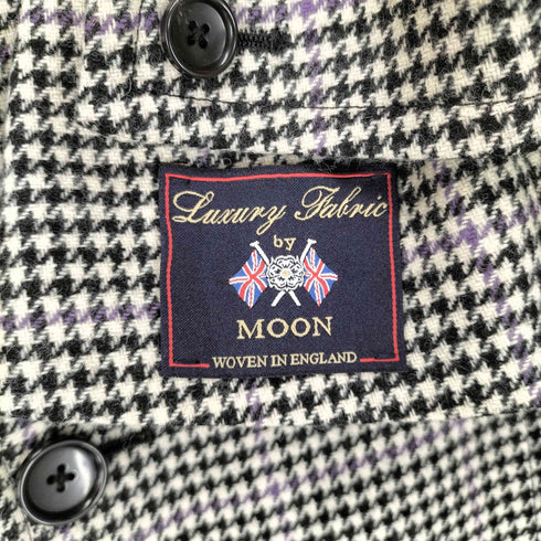 メイルアンドコー MALE & Co. 千鳥格子柄ステンカラーコート メンズ LL