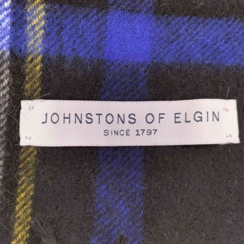 ジョンストンズオブエルガン johnstons of elgin タータンチェックストール レディース