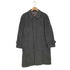 カシミヤ100比翼ステンカラーコート メンズ