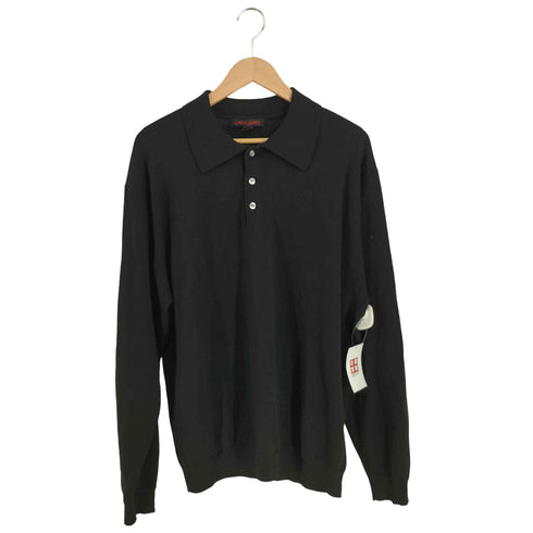 LINEA UOMO ウール ニットポロ メンズ XXL