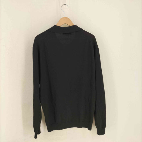 LINEA UOMO ウール ニットポロ メンズ XXL