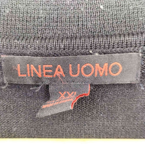 LINEA UOMO ウール ニットポロ メンズ XXL