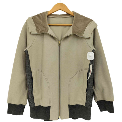 CECICA BLUE ニット切替 ラグラン ジップパーカー レディース JPN:38