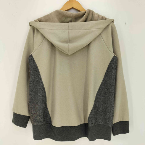 CECICA BLUE ニット切替 ラグラン ジップパーカー レディース JPN:38