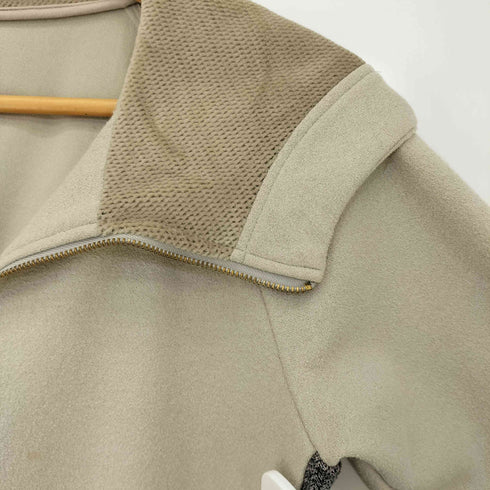 CECICA BLUE ニット切替 ラグラン ジップパーカー レディース JPN:38