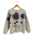 Daisy 花 プリント クルーネックスウェット メンズ