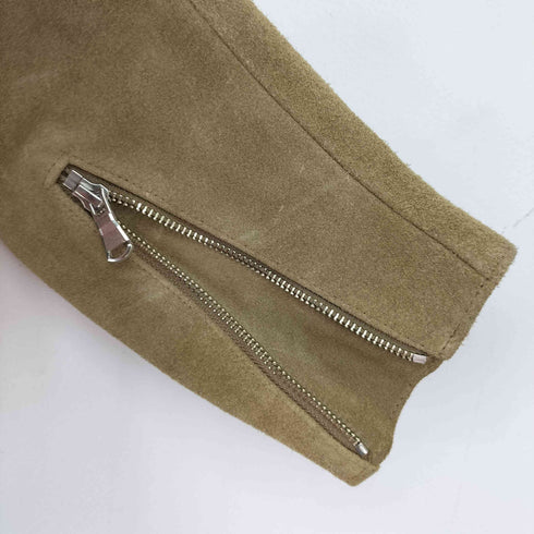 ユナイテッドアローズグリーンレーベルリラクシング UNITED ARROWS green label relaxing ST カウ スエード ダブルライダース / レザー ジャケット メンズ JPN:L