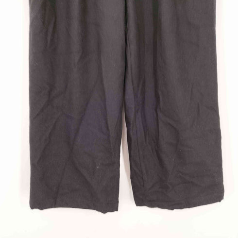 ビームス BEAMS 25AW ワイドストレート フランネル スラックス カシミヤ混 裾ドローコード メンズ JPN:L