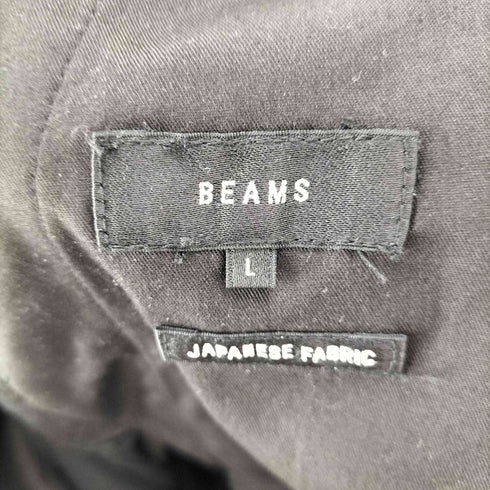 ビームス BEAMS 25AW ワイドストレート フランネル スラックス カシミヤ混 裾ドローコード メンズ JPN:L
