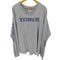 フルーツオブザルーム FRUIT OF THE LOOM HEAVY cotton 00S 2枚タグ 両面 ダメージ プリント L/S ハードコア ロック バンド Tシャツ ロンT メンズ import:XL