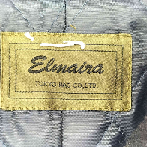 Elinaira 金ボタン ウールロングコート レディース