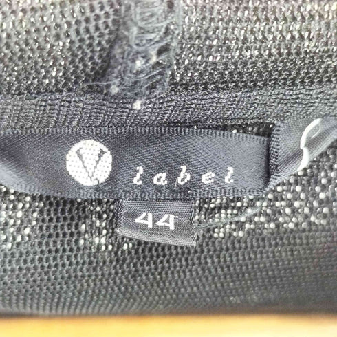 V label ラインストーン ジップパーカー レディース