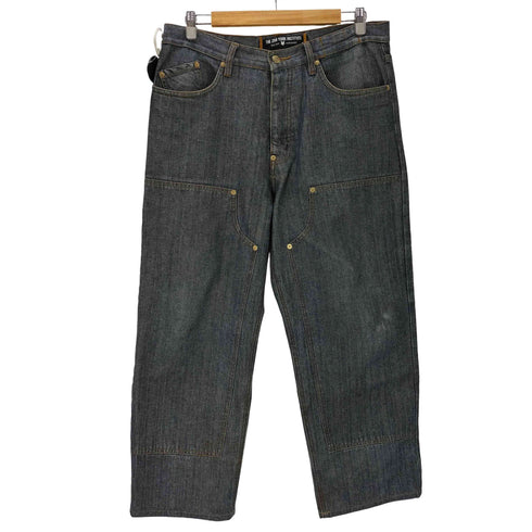 THE ZOO YORK INSTITUTE 00S baggy wide double knee denim 5ポケット ダブルニー バギー デニム パンツ 極太 Y2K メンズ 34