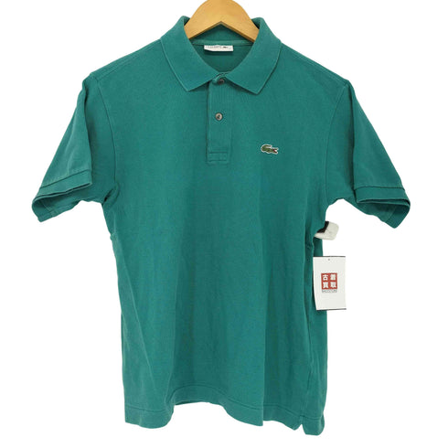 ラコステ LACOSTE 鹿の子 ロゴ刺繍 S/Sポロシャツ レディース US:4