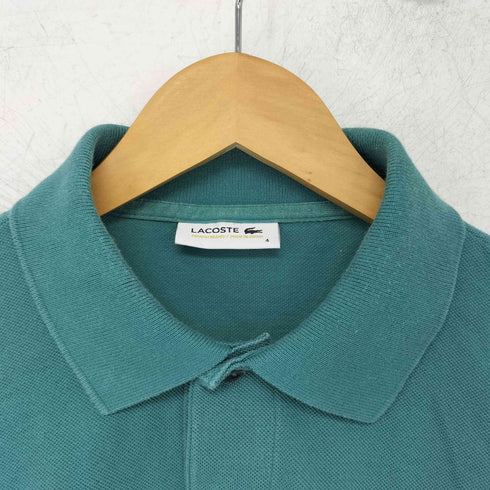 ラコステ LACOSTE 鹿の子 ロゴ刺繍 S/Sポロシャツ レディース US:4