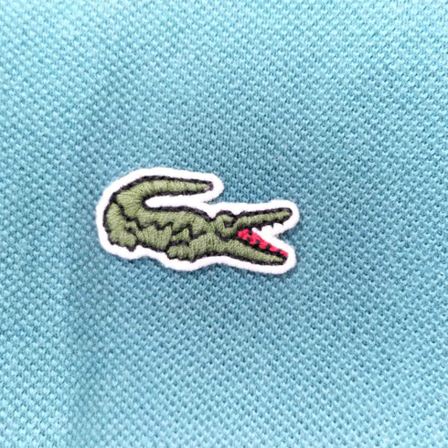 ラコステ LACOSTE 鹿の子 ロゴ刺繍 S/Sポロシャツ レディース US:4