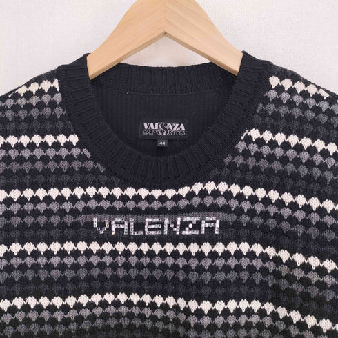 バレンザポースポーツ VALENZA PO SPORTS ラインストーン ボーダーニット レディース