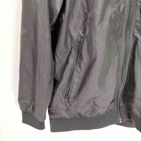 NYC 両面プリント ハードコア ロック バンド ナイロン フーデッド ジャケット コーチジャケット メンズ import:XL