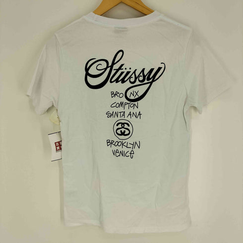 ステューシー Stussy メキシコ製 Wold Tour S/S TEE ワールドツアー 両面グラフィックプリント 半袖 Tシャツ メンズ import:M