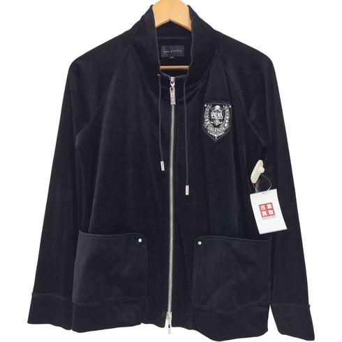 バレンザポースポーツ VALENZA PO SPORTS ダブルジップ ベロア ジャケット Y2K レディース