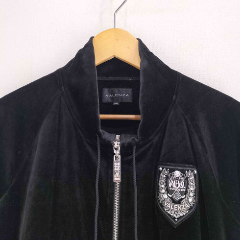 バレンザポースポーツ VALENZA PO SPORTS ダブルジップ ベロア ジャケット Y2K レディース