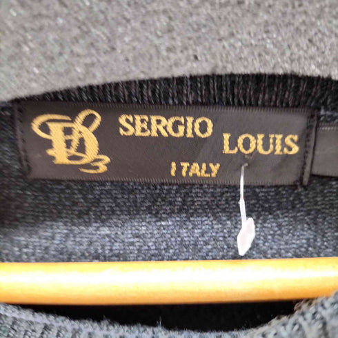 sergio louis パッチワークニット メンズ import:M