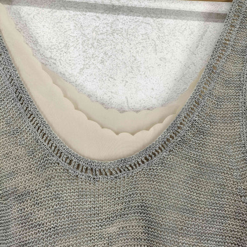 スリーワンフィリップリム 3.1 phillip lim リネンレーヨンレイヤードタンクトップ レディース S