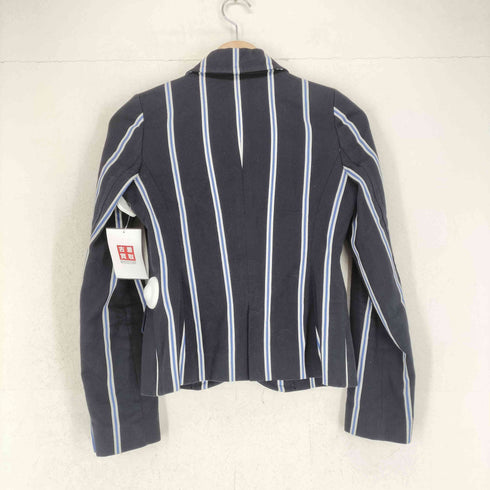 バーバリーブルーレーベル BURBERRY BLUE LABEL 3Bストライプテーラードジャケット レディース 36