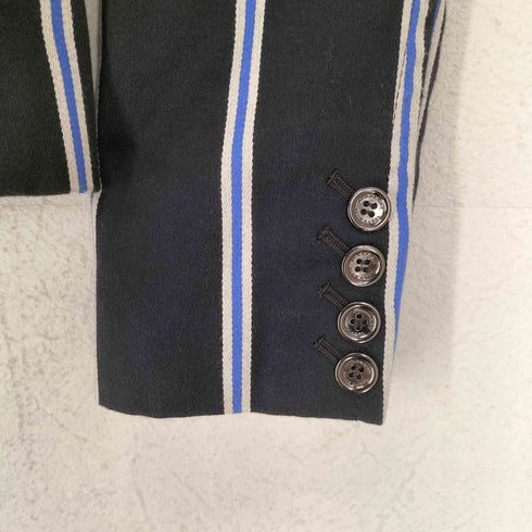 バーバリーブルーレーベル BURBERRY BLUE LABEL 3Bストライプテーラードジャケット レディース 36