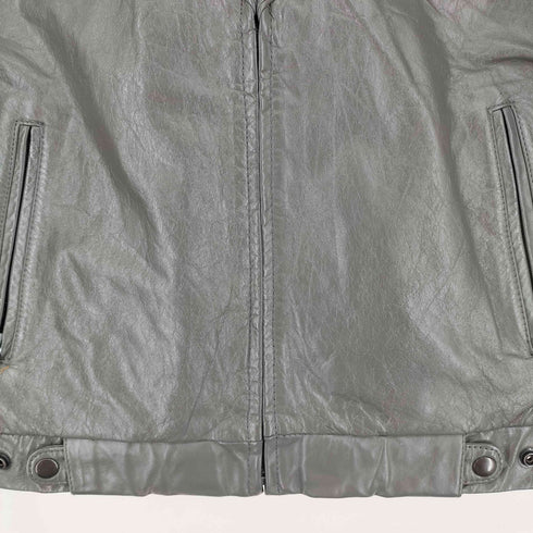 ウィルソン Wilsons Leather ジップアップレザージャケット メンズ