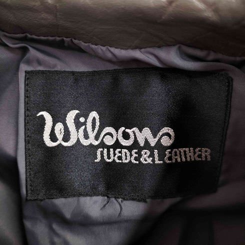 ウィルソン Wilsons Leather ジップアップレザージャケット メンズ
