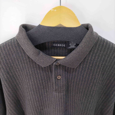 L/S ニットポロ メンズ 2XL